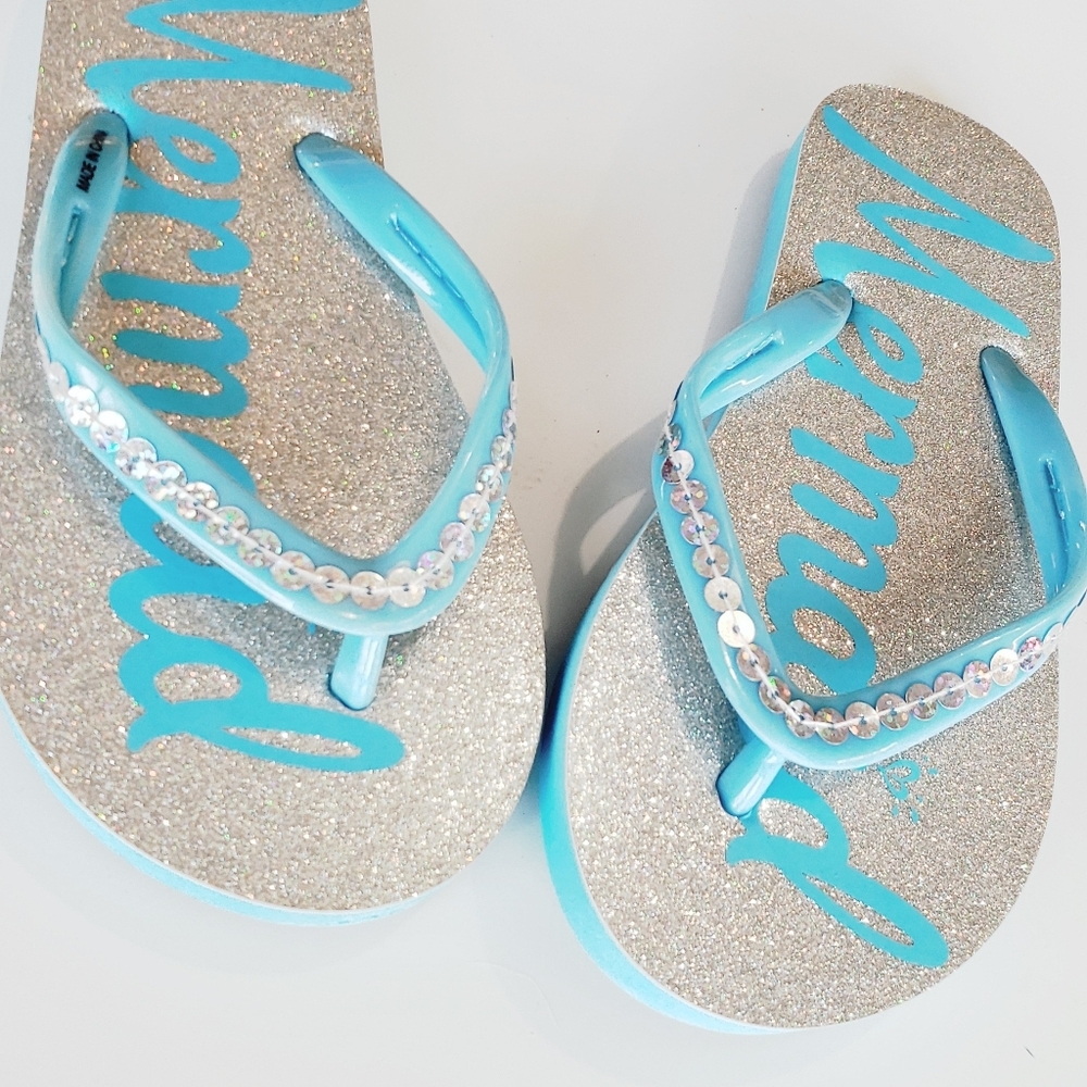 New! Justice Flip Flops